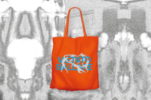 Tote bag aranicone "Vietato Ballare" 100% cotone