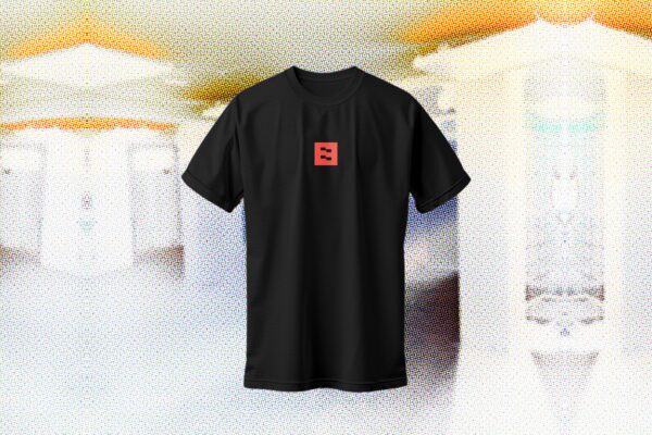 T-shirt MEET "Vietato Ballare" Nera con dettaglio rosso/giallo - immagine 2